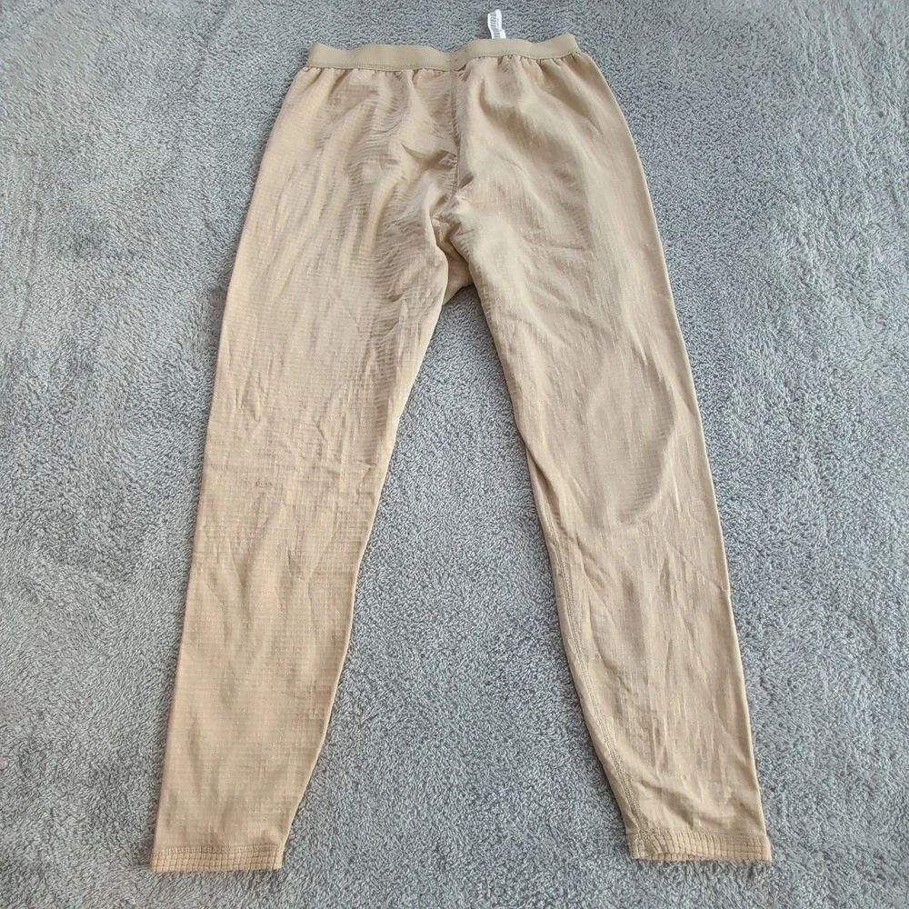 New Horizons Rehab, Thermal Grid Fleece Bottoms Coyote Brown Sz Medium Reg NWT